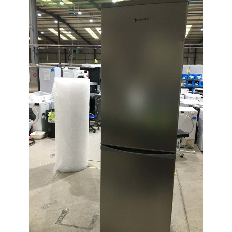 Refurbished Grade A3 - Hoover HFF195XK Fridge Freezer - Stainless Steel