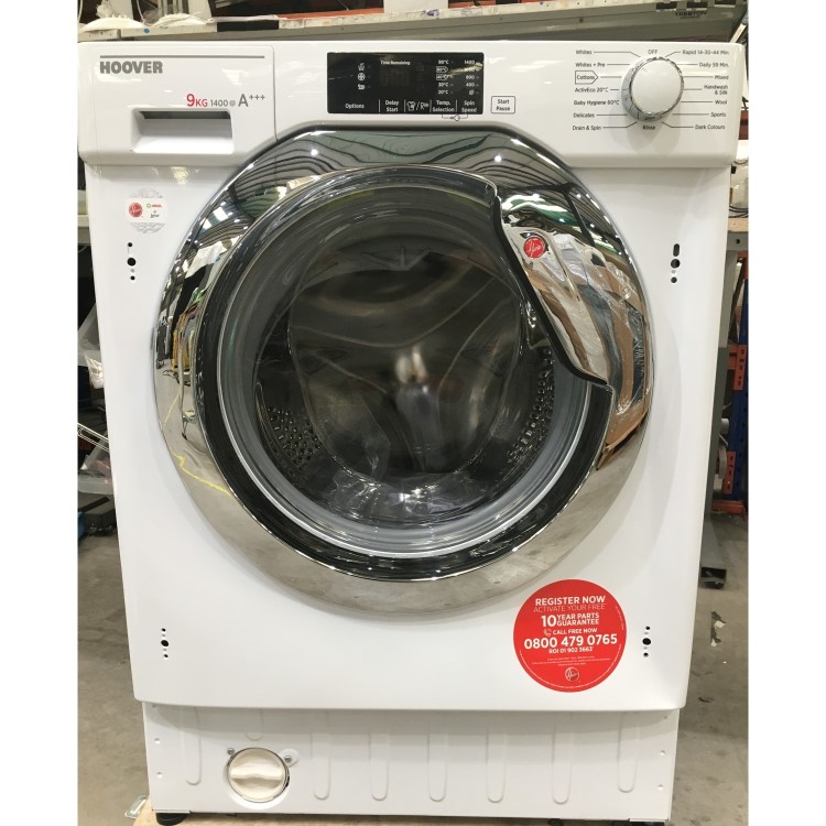 Refurbished Grade A3 - Hoover HBWM 914DC-80 Integrated 9KG Washing Machine - White