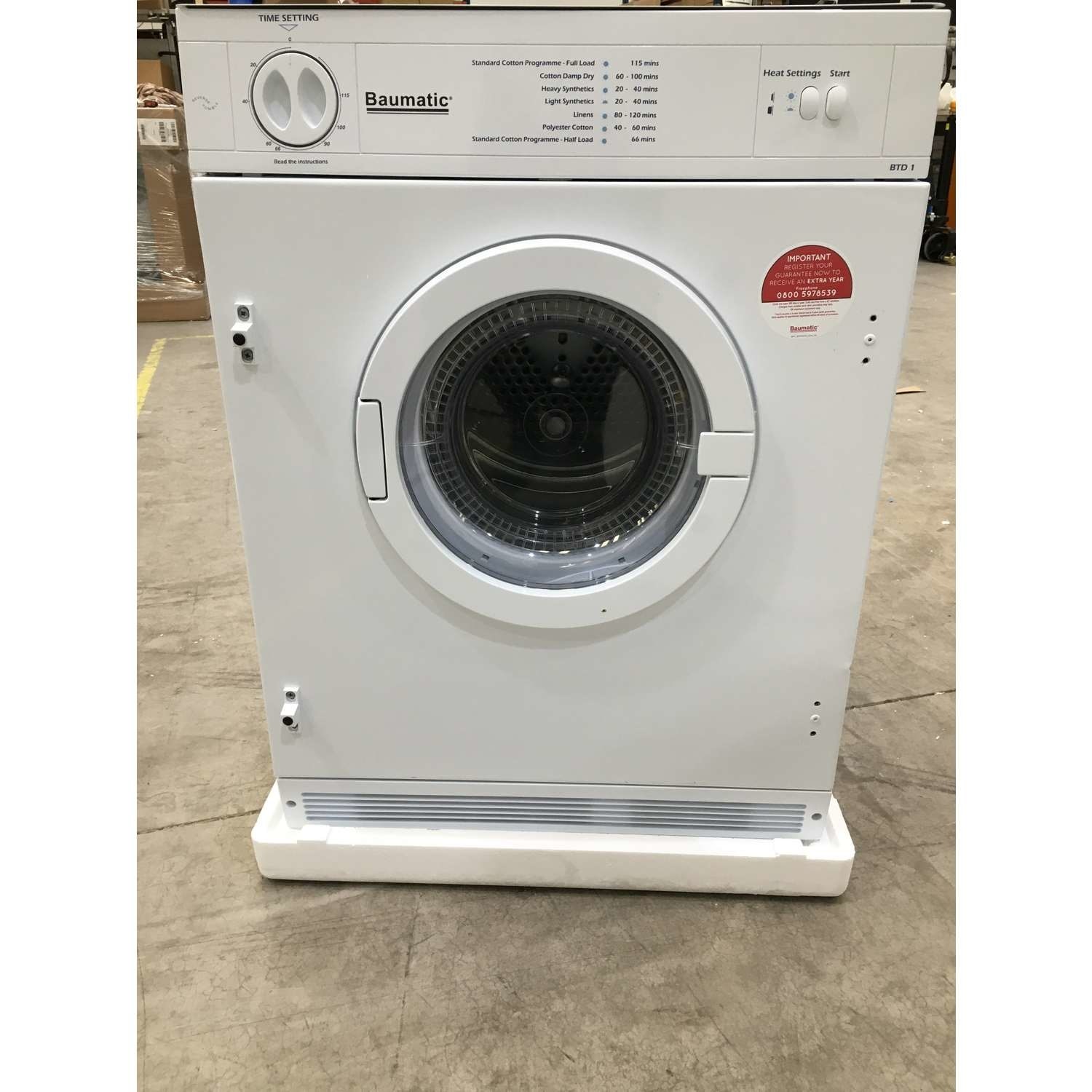 Baumatic Integrated Tumble Dryer Door Decor Fitting Kit - 43013964 - White