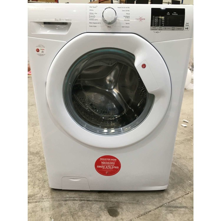 Refurbished Grade A3 - Hoover HL 1682D3 NFC 8 kg 1600 Spin Washing Machine - White