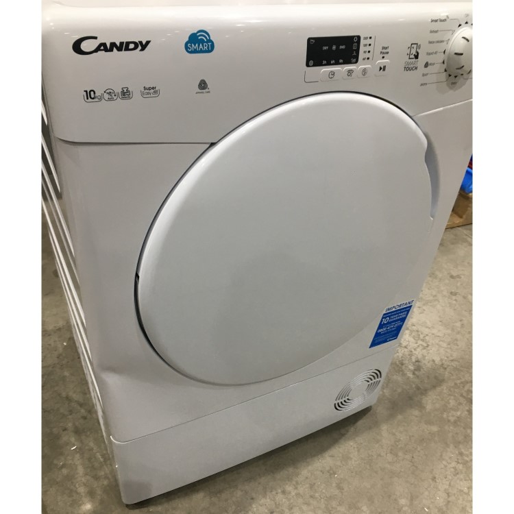Refurbished Grade A3 - Candy CS C10LF-80 10kg Load Condenser Sensor Tumble Dryer with Smart Touch - White