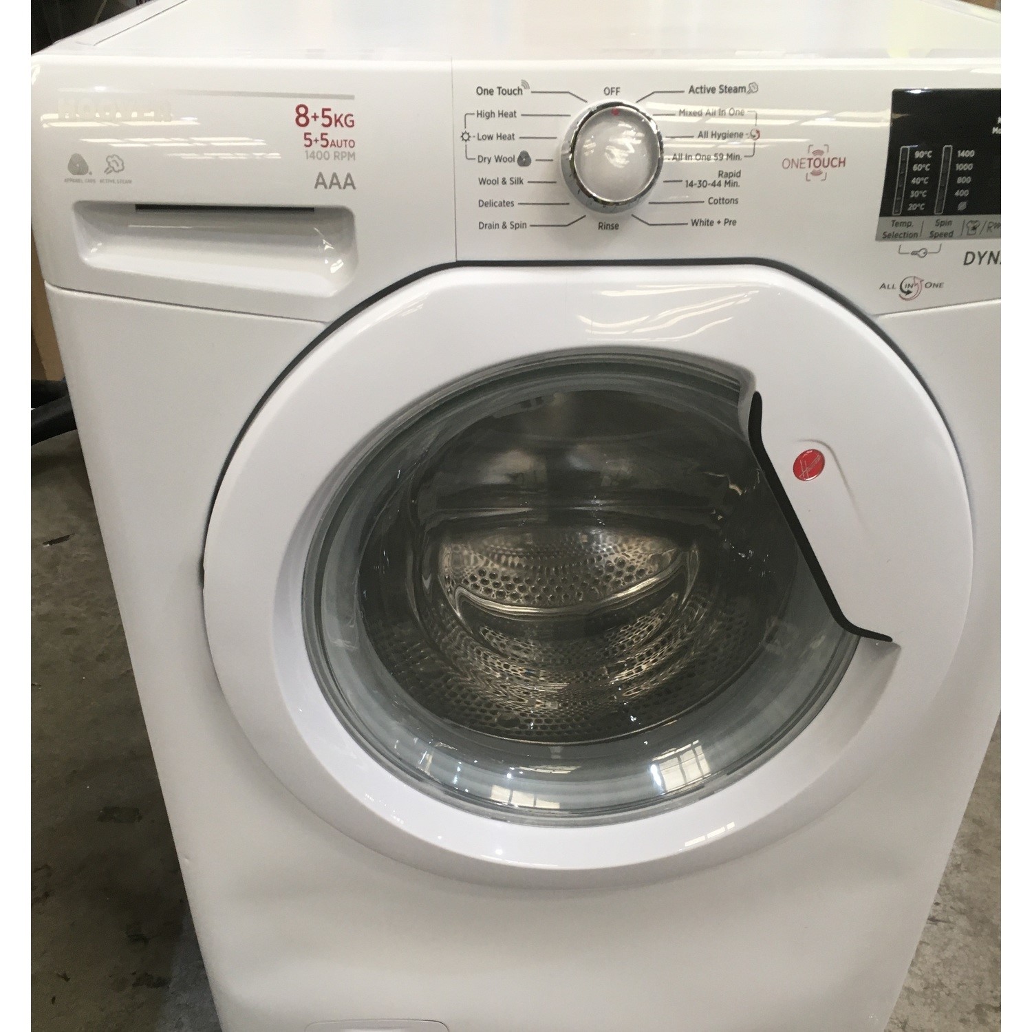 erección Orden alfabetico condón Reufbrished Hoover Dynamic Next Freestanding 8KG 5KG 1400 Spin Washer Dryer  20C203466/31008052 | Appliances Direct