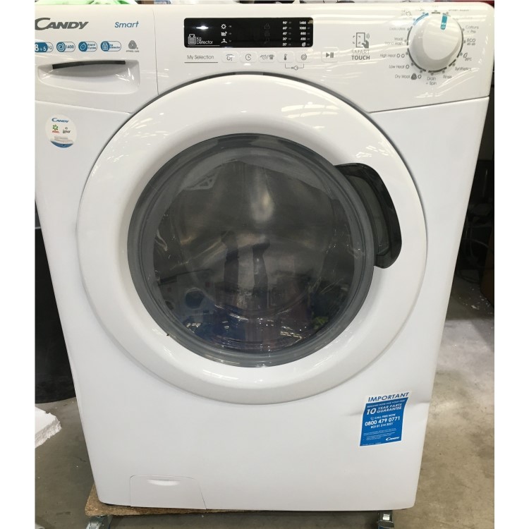 Refurbished Candy CSW 4852DE Freestanding 8KG 1400 Spin Washer Dryer