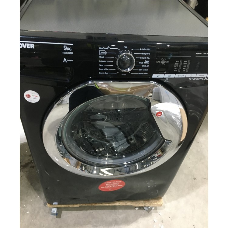 Refurbished Hoover DXOA 49C3B/1-80 Freestanding 9KG 1400 Spin Washing Machine