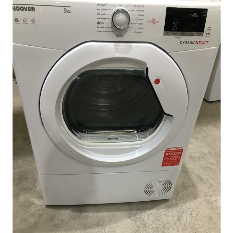 Refurbished Hoover Dynamic Next DX C9DG Freestanding Condenser 9KG Tumble Dryer