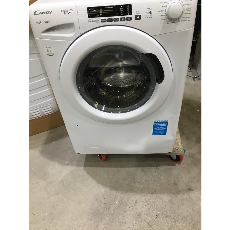 Refurbished Candy Grand'O Vita GVS 148D3 Smart Freestanding 8KG 1400 Spin Washing Machine