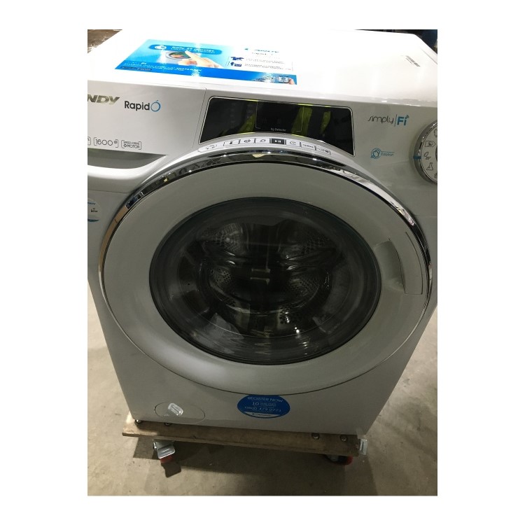 Refurbished Candy Rapido RO1695DWHC7 Freestanding 9KG 1600 Spin Washing Machine