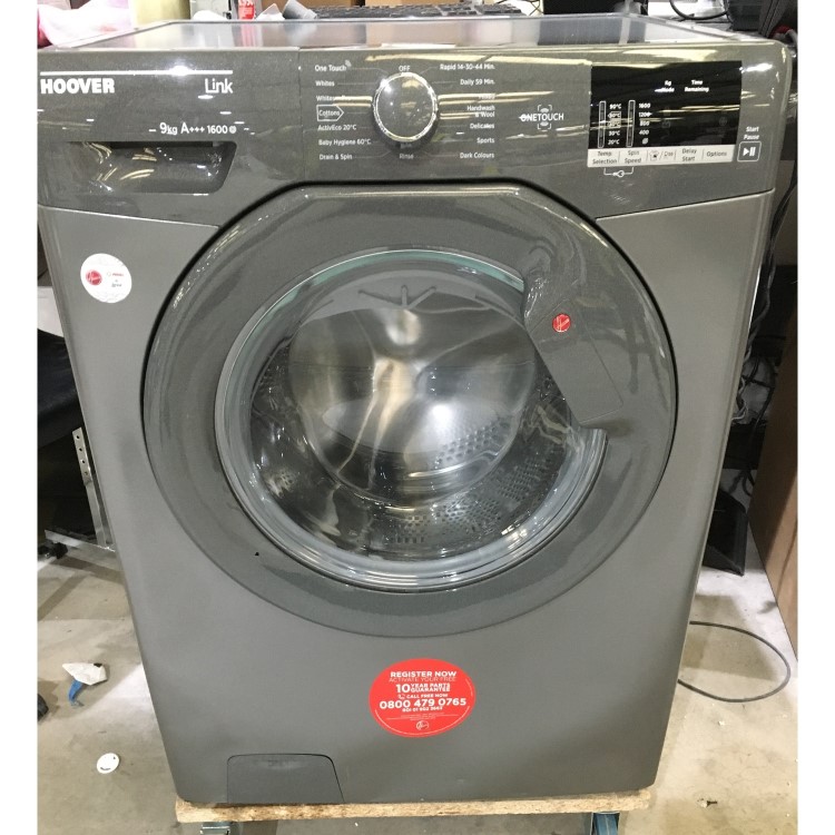 Refurbished Hoover Link HL 1692DG3G Freestanding 9KG 1600 Spin Washing Machine