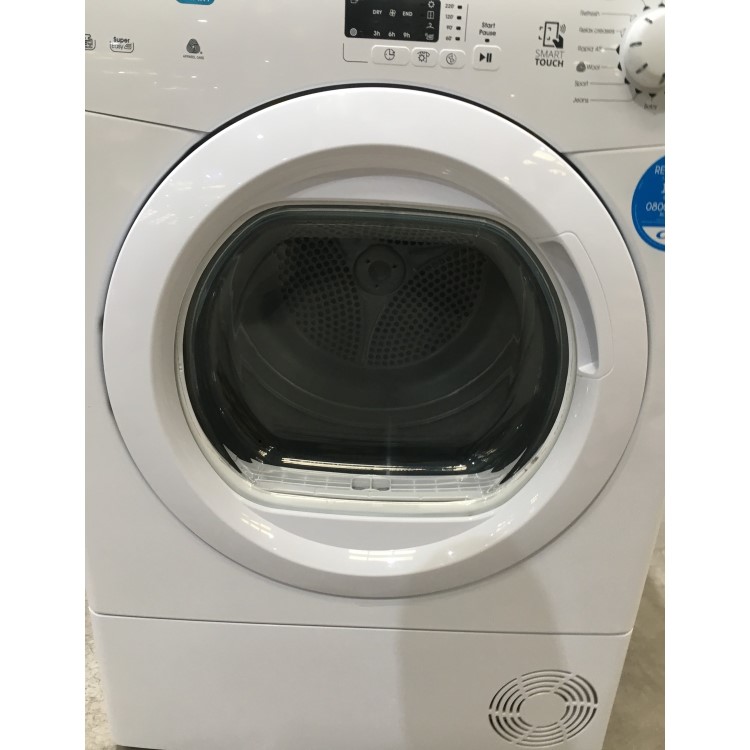 Refurbished Candy CSV C8LG80 Smart Freestanding Condenser 8KG Tumble Dryer White