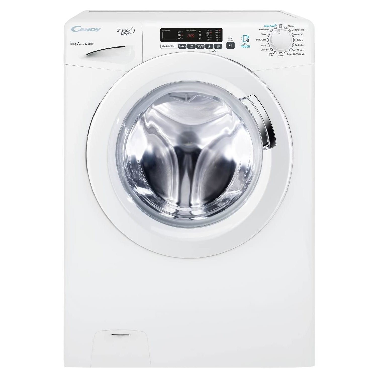 Refurbished Candy Grand'O Vita GVS 128D3 Smart Freestanding 8KG 1200 Spin Washing Machine White