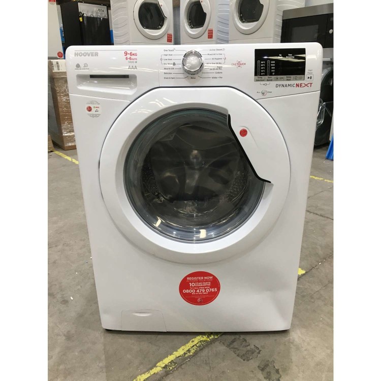 Refurbished Grade A3 - Hoover Dynamic WDXOC 496A Smart 9 kg Washer Dryer - White