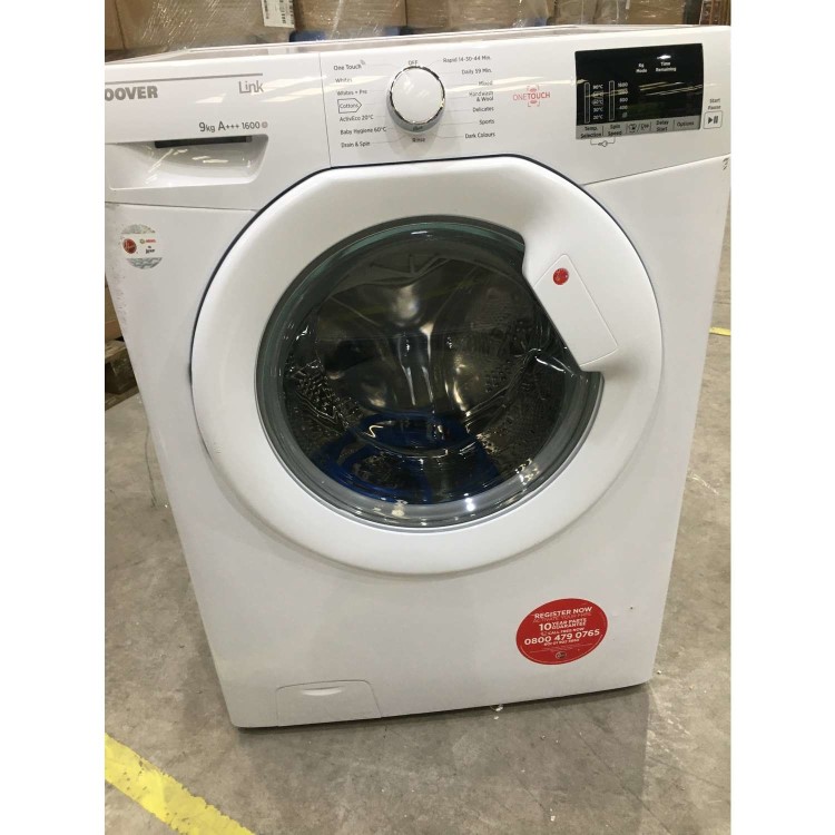 Refurbished Grade A3 - Hoover Link HL1692D3/1-80 NFC 9 kg 1600 Spin Washing Machine - White