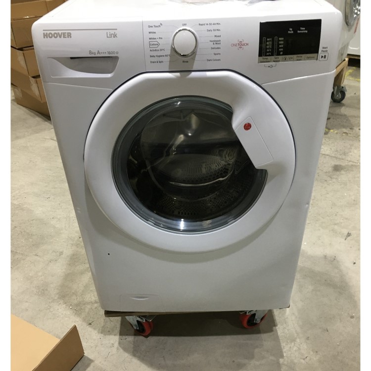 Refurbished Hoover HL 1682D3/1-80 Freestanding 8KG 1600 Spin Washing Machine