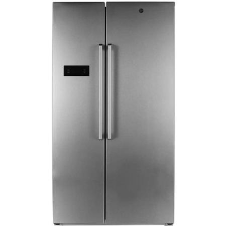 Refurbished Grade A2 - Hoover HSBSF 178XK American Fridge Freezer - Stainless Steel