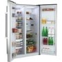 Refurbished Grade A2 - Hoover HSBSF 178XK American Fridge Freezer - Stainless Steel