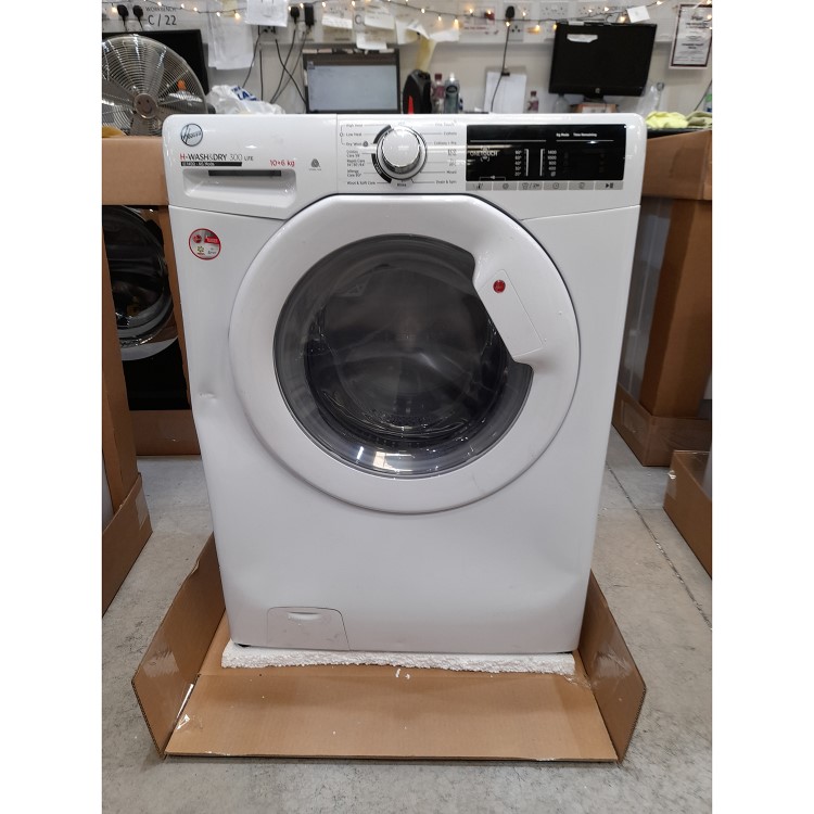 Refurbished Hoover H-Wash 300 H3D 4106TE Freestanding 10/6KG 1400 Spin Washer Dryer