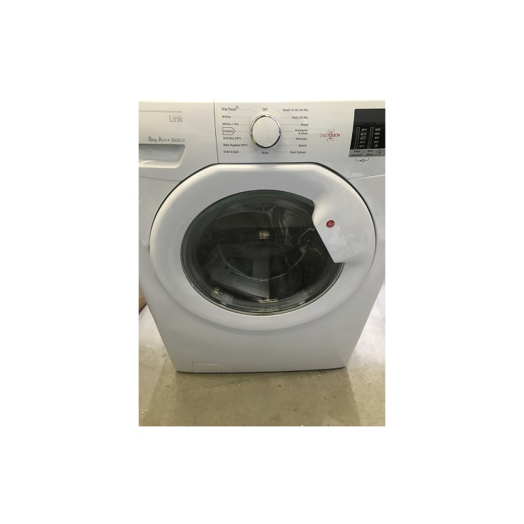 Refurbished Hoover Link 1682D3/1-80 Freestanding 8KG 1600 Spin Washing Machine