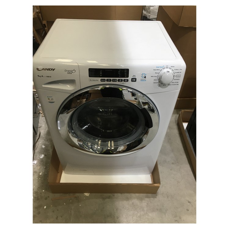 Refurbished Candy Grand'O Vita GVS149DC3 Freestanding 9KG 1400 Spin Washing Machine