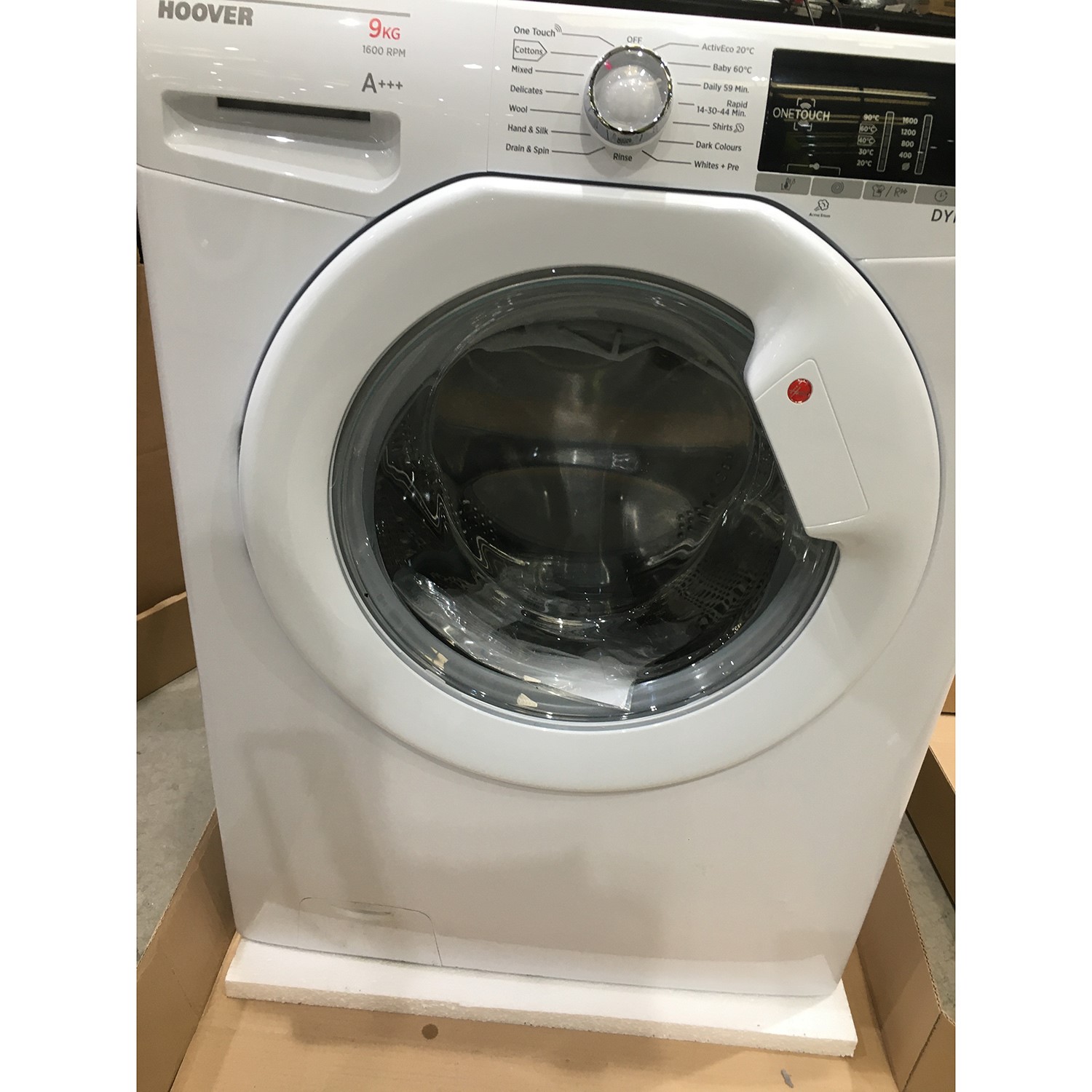 Refurbished Hoover Dynamic Next DXOA69LW380 Freestanding 9KG 1600 Spin