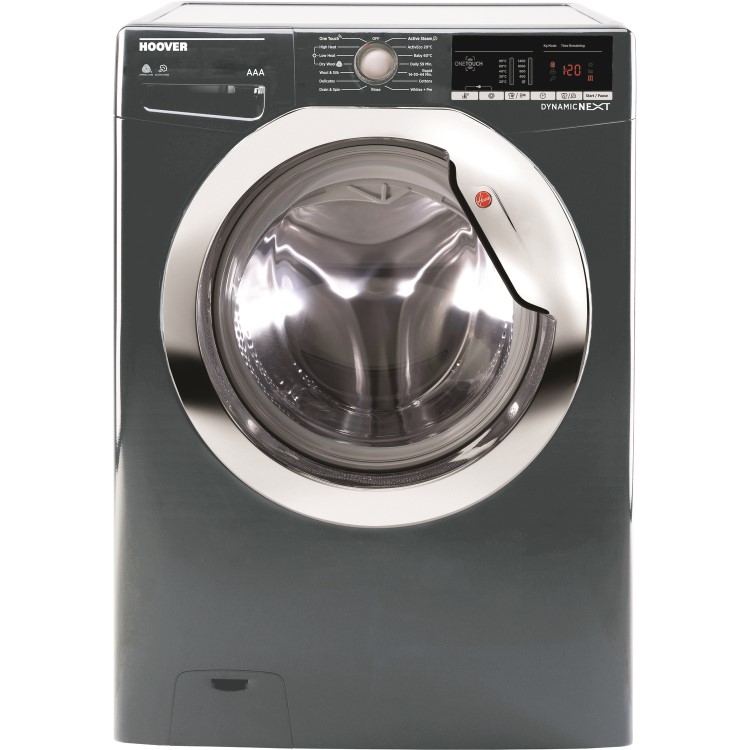 Hoover WDXOA485CR-80 Dynamic Next 8+5 Freestanding Washer Dryer - Silver