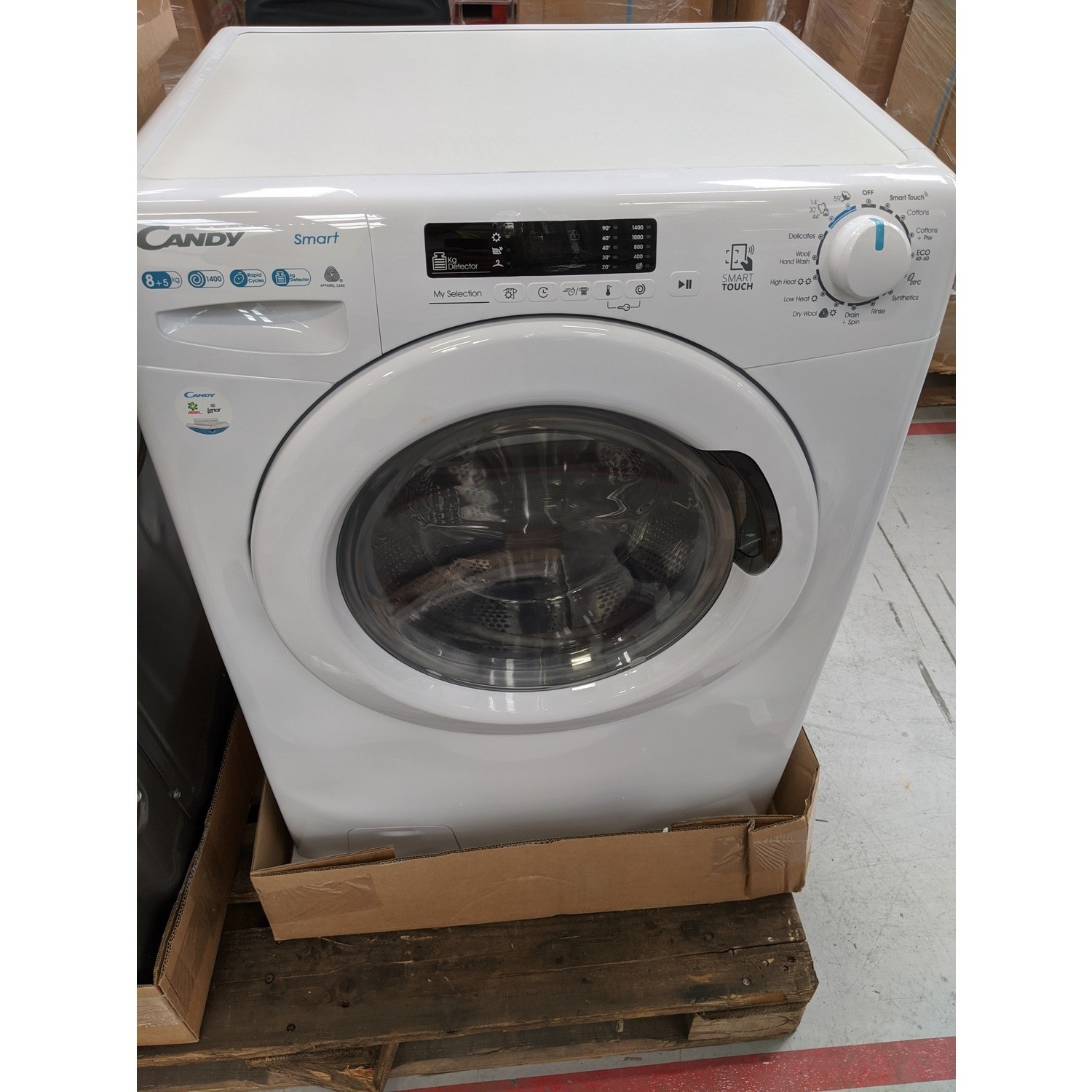 Refurbished Candy Smart CSW 4852DE Freestanding 8/5KG 1400 Spin Washer