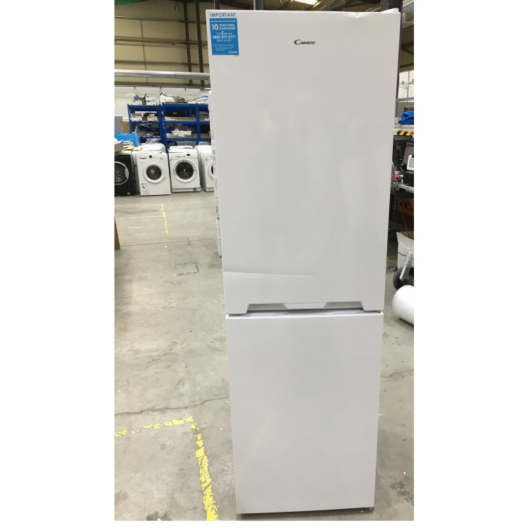 Grade A3 - Candy CSS175WK 50/50 Fridge Freezer With Water Dispenser - White