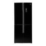 Refurbished Grade A3 - Hoover HFDN180BK Four Door Frost Free American Fridge Freezer - Black