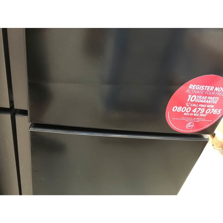 Refurbished Grade A3 - Hoover HFDN180BK Four Door Frost Free American Fridge Freezer - Black