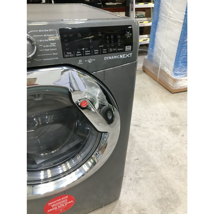 Refurbished Grade A3 - Hoover Dynamic DWOAD 610AHC8G WiFi 10kg 1600rpm Washing Machine - Graphite