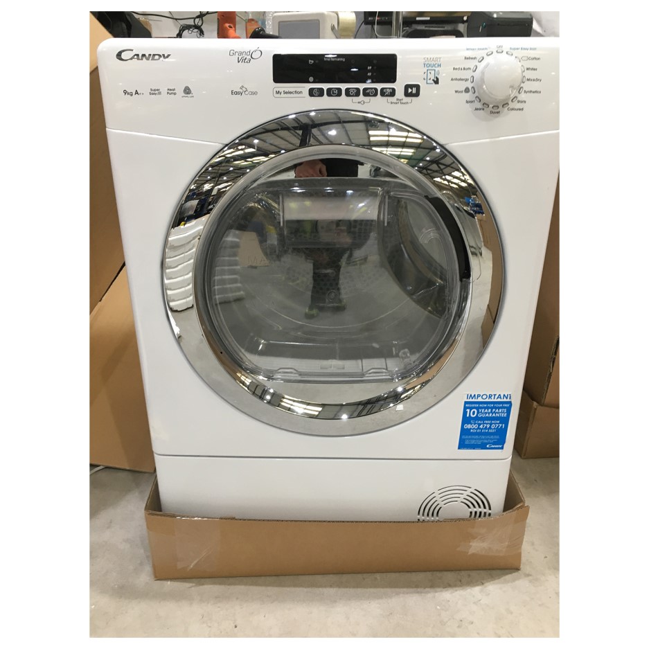 Refurbished Candy Grand'O Vita GVSH9A2DCE Freestanding Heat Pump 9KG Tumble Dryer 20C21149 Refurbished Candy Grand'O Vita GVSH9A2DCE Freestanding Heat Pump 9KG Tumble Dryer 20C21149