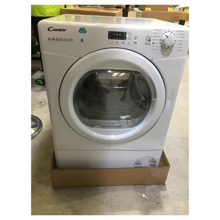 Refurbished Candy Smart CS H8A2LE Freestanding Heat Pump 8KG Tumble Dryer