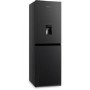 Refurbished Fridgemaster MC55240MDB 240 Litre Freestanding Fridge Freezer 50/50 Split Water Dispenser 55cm Wide - Black