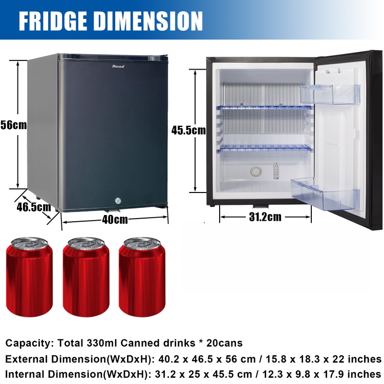 Refurbished SMAD DW40CE 40 Litre Campervan Fridge