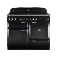 Rangemaster Elan Ceramic 110cm Electric Range Cooker in Black