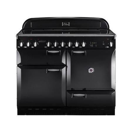 Rangemaster Elan Ceramic 110cm Electric Range Cooker in Black