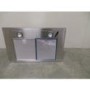 GRADE A3 - Heavy cosmetic damage - De Dietrich DHD1187X 90cm Wide Flat Glass Chimney Cooker Hood Stainless Steel