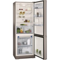 GRADE A2 - Light cosmetic damage - AEG S94400CTX0 Large Capacity Freestanding Fridge Freezer - Anti-fingerprint Stainless Steel Doors