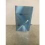 GRADE A2 - Light cosmetic damage - De Dietrich DHD1187X 90cm Wide Flat Glass Chimney Cooker Hood Stainless Steel