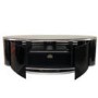 GRADE A2 - Light cosmetic damage - MDA Designs Luna Black TV Cabinet up to 50 inch