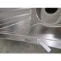 GRADE A5 - Smeg 1.5 Bowl Single Drainer Inset Sink with Antiscratch Finish - Left Hand Drainer