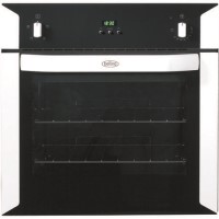 GRADE A3 - Heavy cosmetic damage - Belling BI60FP Fanned Electric Built-in Single Oven - White
