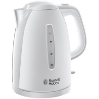 Russell Hobbs Textures Kettle - White - Ashley Quote