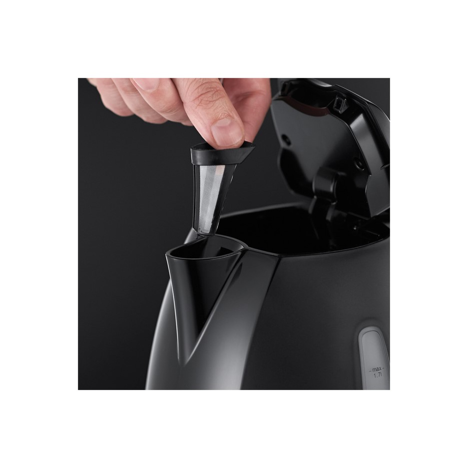 Russell Hobbs 21271 1.7L Textures Kettle Black Appliances Direct
