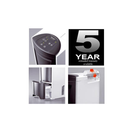 Amcor AM-DD8 8L Antibacterial Desiccant Dehumidifier up to 5 bed house Humidistat and Ioniser 1 Year warranty