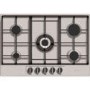 GRADE A2 - Light cosmetic damage - Baumatic BHG720SS Five Burner 70cm Wide Gas Hob - Stainless Steel