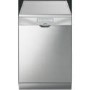 GRADE A3 - Heavy cosmetic damage - Smeg DC122SS-1 Full Size 12 Place Freestanding Dishwasher - Stainless Steel