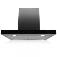 GRADE A3 - Heavy cosmetic damage - GRADE A3 - Heavy cosmetic damage - ElectriQ 60cm Slimline Electronic Chimney Hood - Stainless Steel