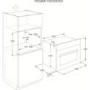 GRADE A2 - Minor Cosmetic Damage - AEG MCC3885E-M 38 Litre Built-in Combi Microwave