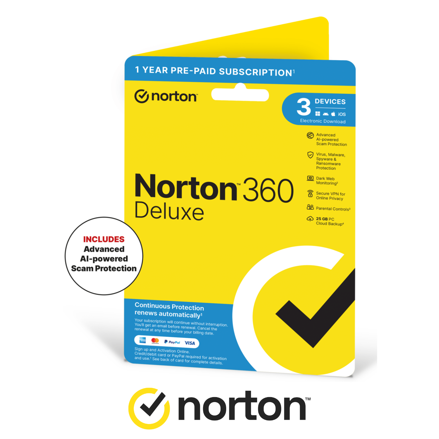 Norton 360 Deluxe Internet Security with...