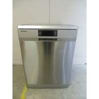 GRADE A2 - Light cosmetic damage - Samsung DW-FN320T 12 Place Freestanding Dishwasher - Silver With Stainless Steel Effect Door